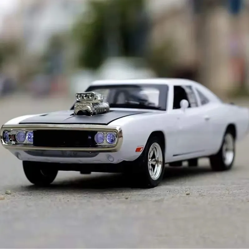 GENERICO - Auto Clasico Dodge Charger 1970 Blanco195