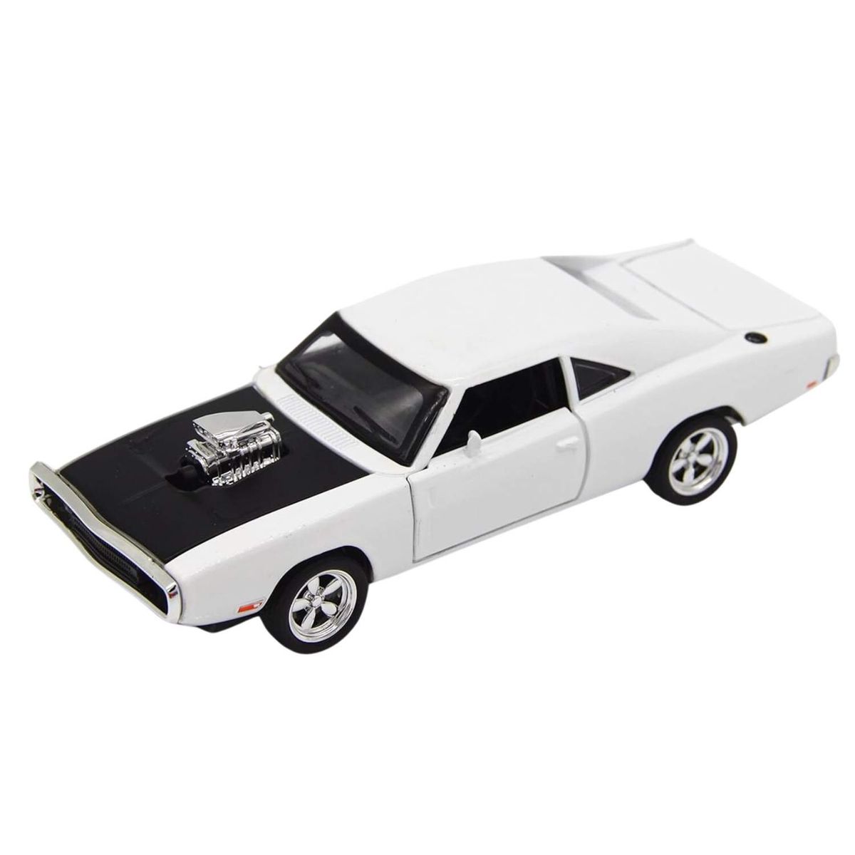 GENERICO - Auto Clasico Dodge Charger 1970 Blanco195