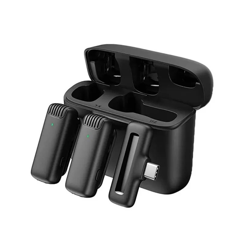 OEM - Micrófono Inalámbrico J13 Dual - Tipo C Para Celular - Redes Sociales