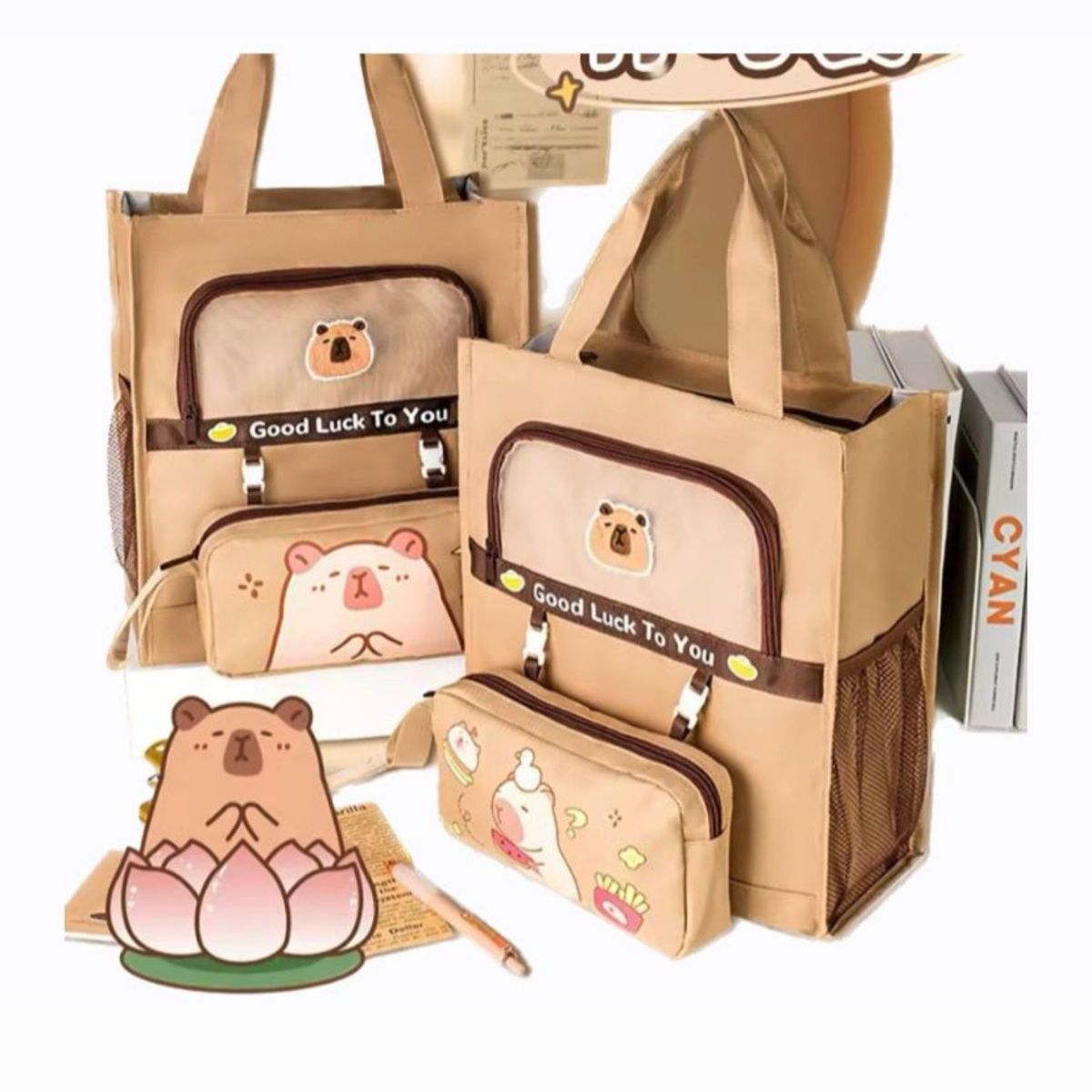 GENERICO - Bolso Pack Capybara de 328 piezas