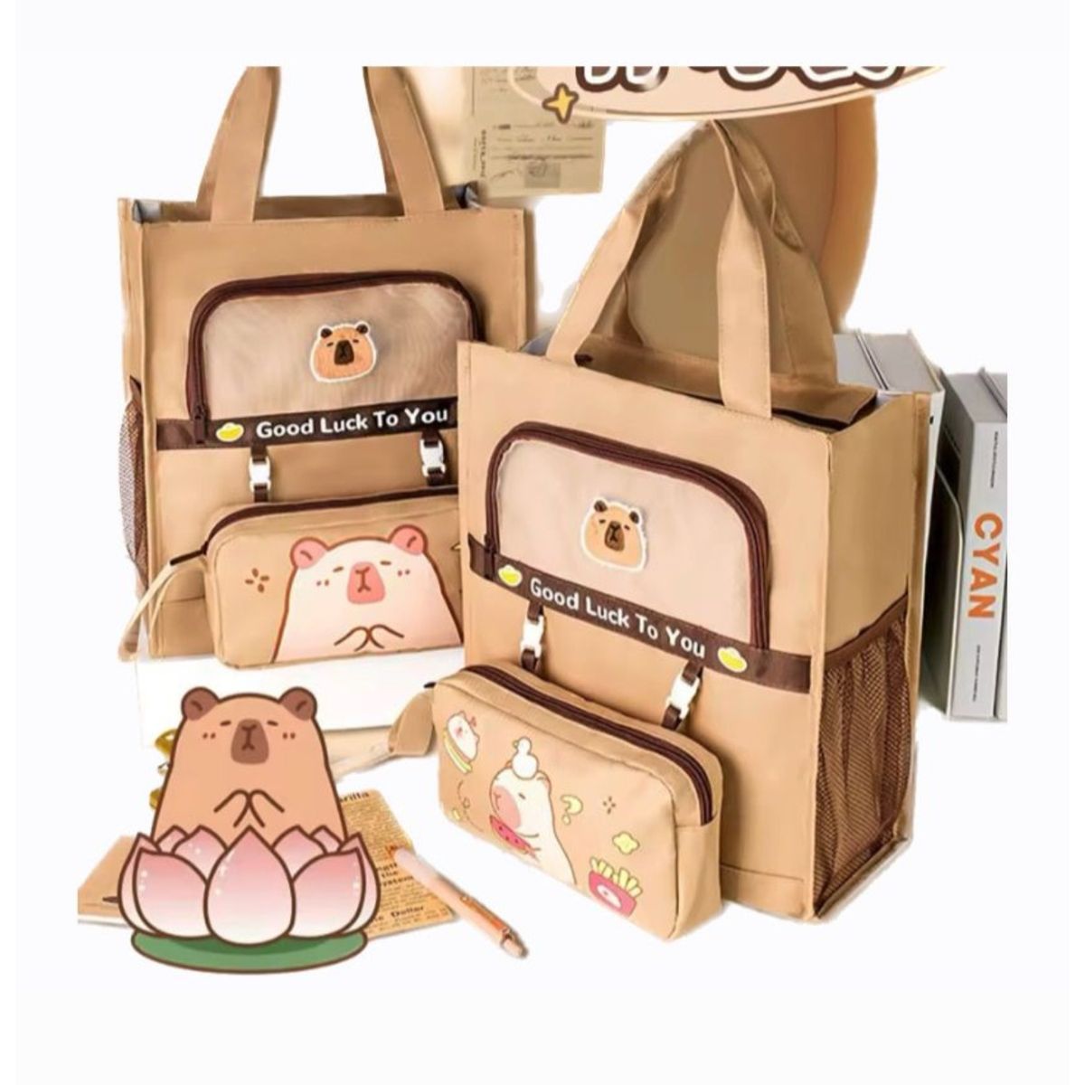 GENERICO - Bolso Pack Capybara de 328 piezas