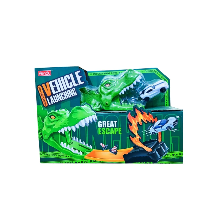 GENERICO - Set de lanzamiento de coches de dinosaurios