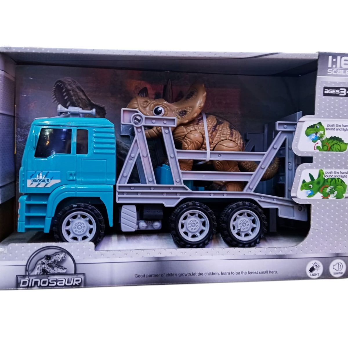 GENERICO - CAMION DINOSAURIO CON SONIDO