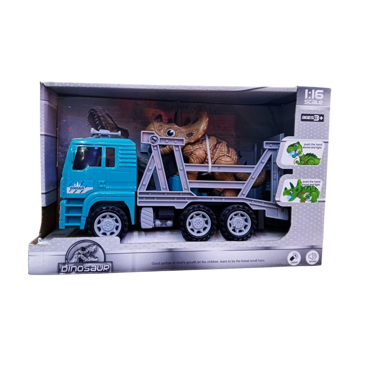 GENERICO - CAMION DINOSAURIO CON SONIDO