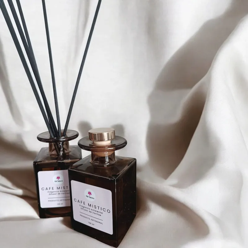 GENERICO - DIFUSOR DE VARILLAS AROMA CAFE MISTICO 150 ML