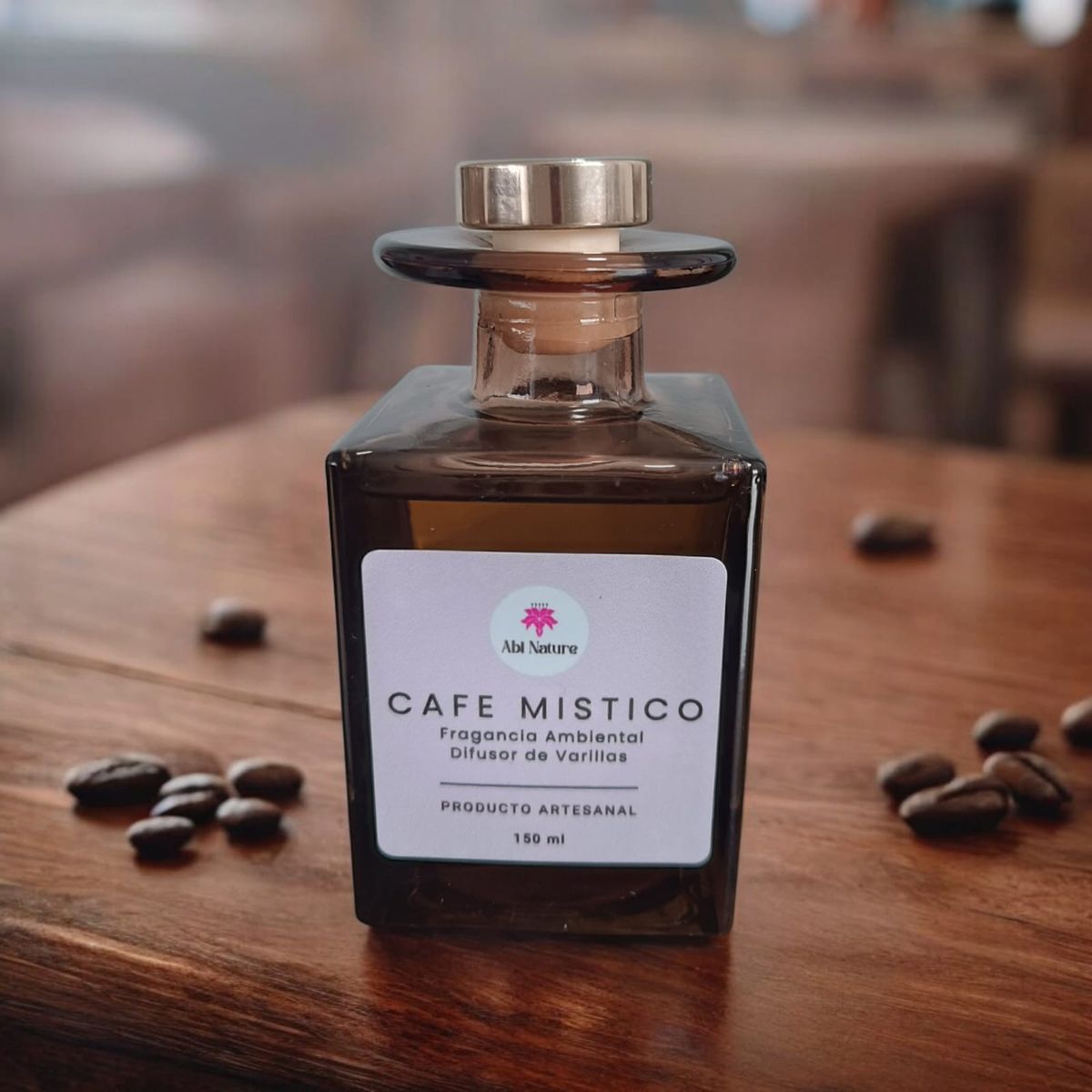 GENERICO - DIFUSOR DE VARILLAS AROMA CAFE MISTICO 150 ML