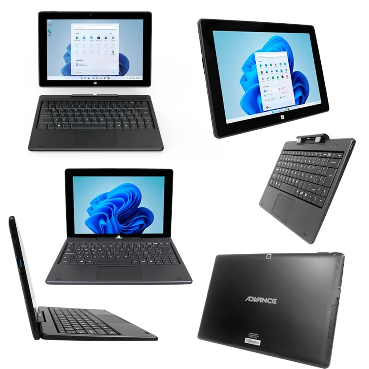 ADVANCE - Laptop Advance 2 en 1 CN4058 de 10.1" TOUCH Celeron 8GB 128GB Windows11