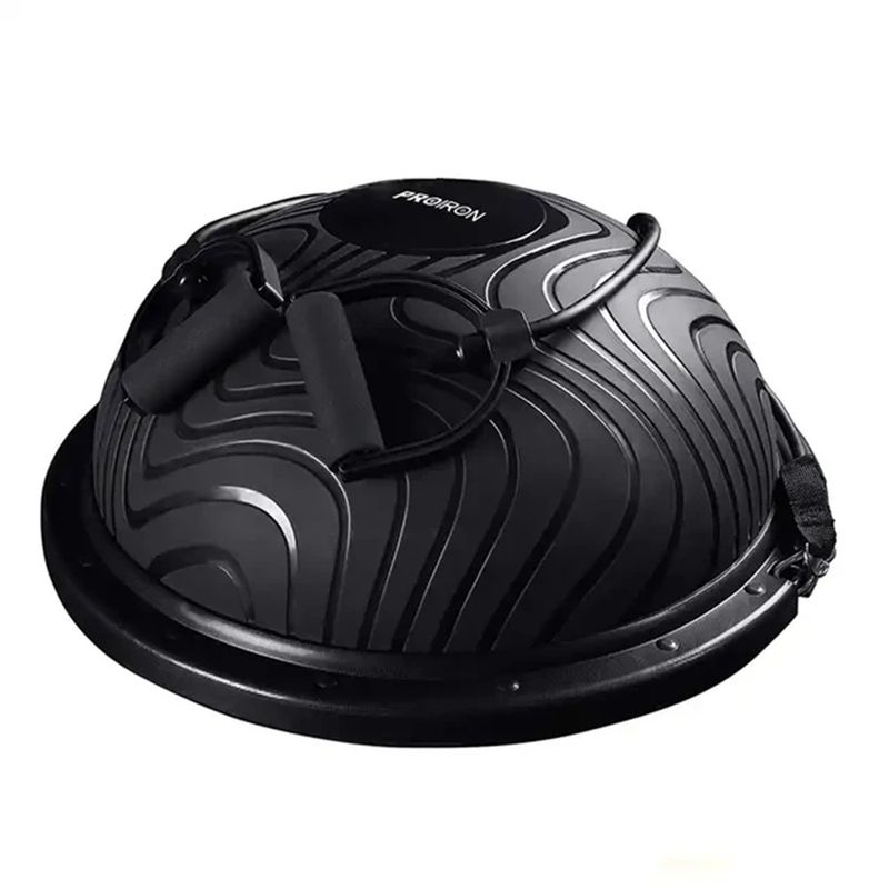 PROIRON - BOSU Balance Trainer Pelota de Equilibrio Negro 60 cm