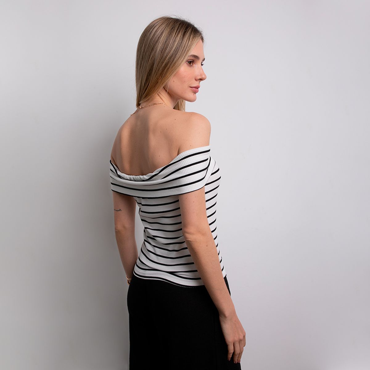 EVANIC - POLO TOP OFF SHOULDER