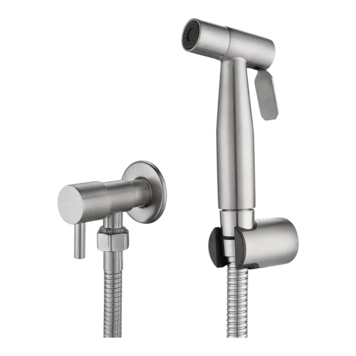 XM - Ducha Bidé Rociador Blíster Acero Mate Satín SUS 304