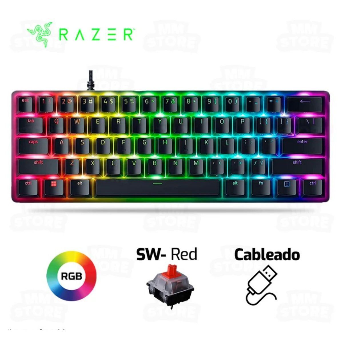 RAZER - Teclado Razer Huntsman Mini
