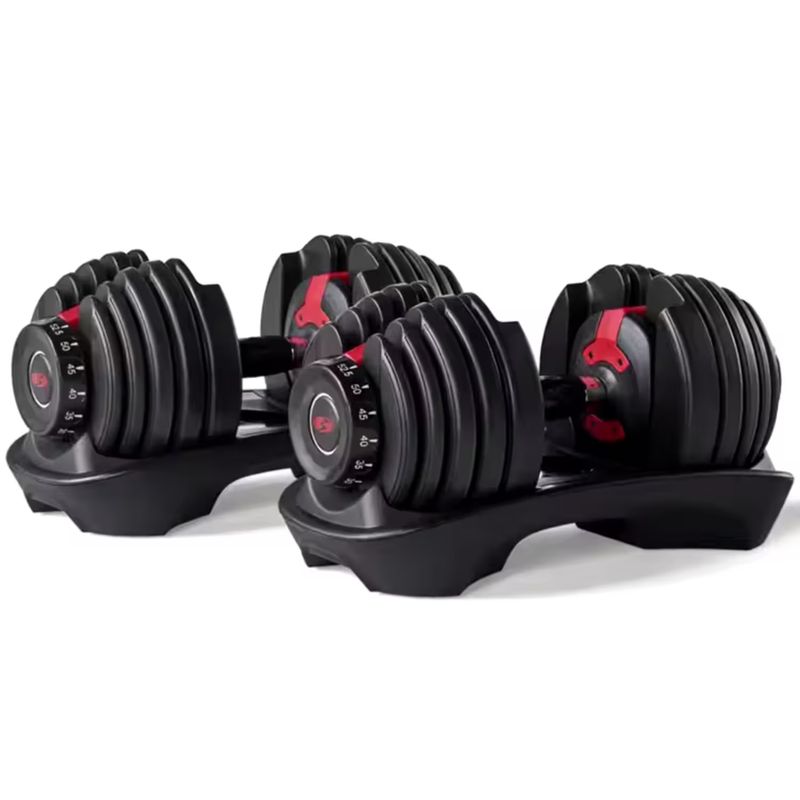 GENERICO - Dumbells Par de Mancuernas Ajustable 5 – 48 kg  Pesas Prensa