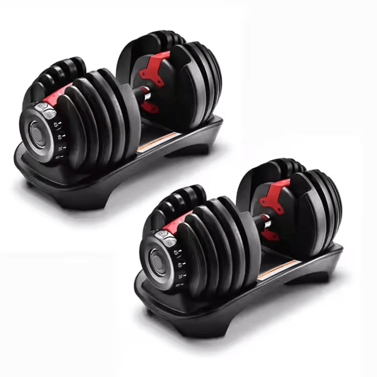 GENERICO - Dumbells Par de Mancuernas Ajustable 5 – 48 kg  Pesas Prensa