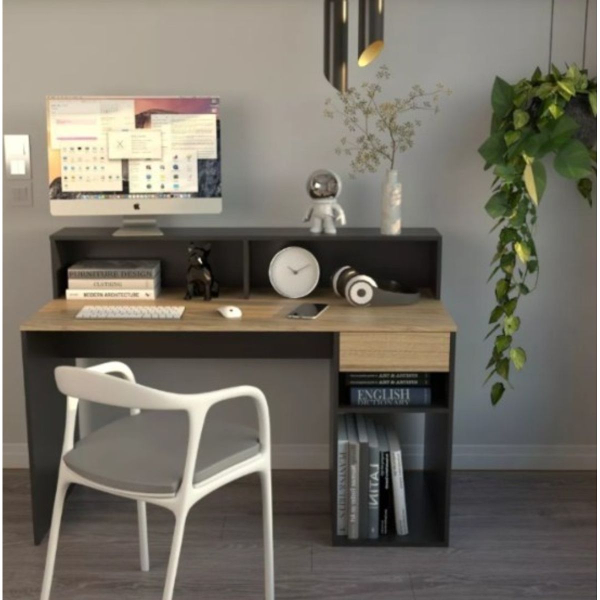 NACION MUEBLES - ESCRITORIO MODERNO HUGO NM