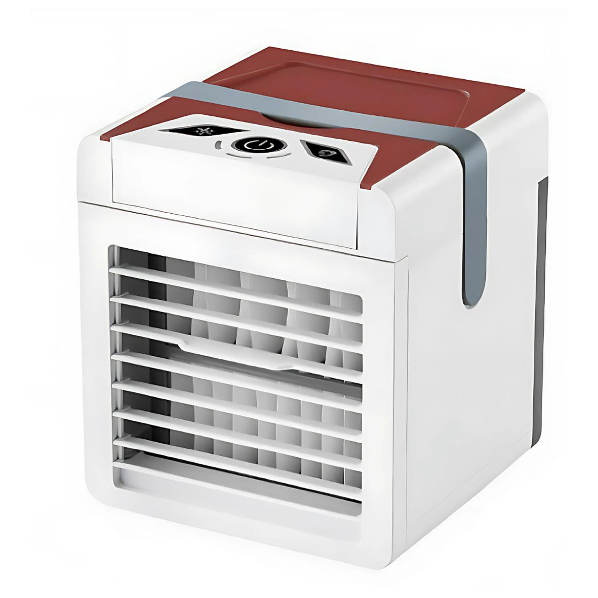 GENERICO - Mini Ventilador Cubo Portátil Ultra Silencioso Versión 2025 - Ocre - M