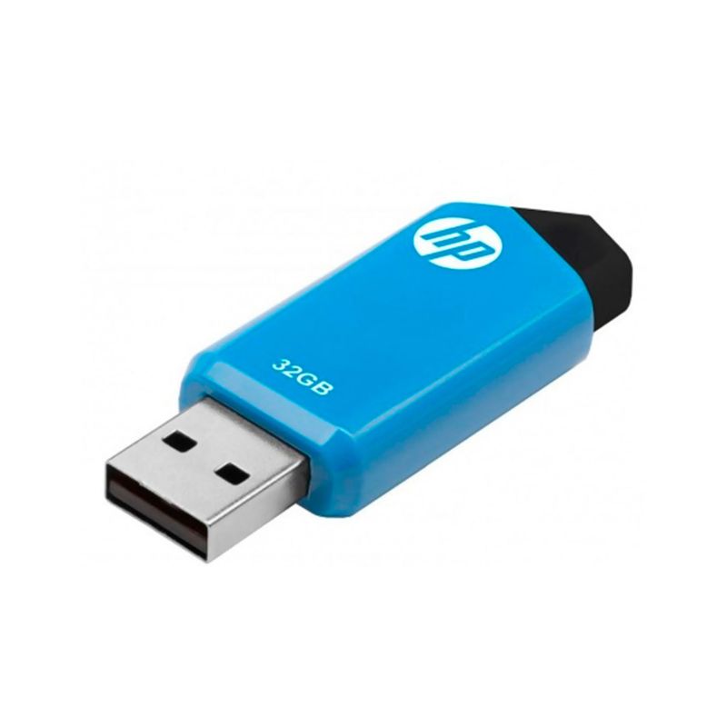 HP - MEMORIA USB 32GB HP V150W NEGROAZUL PN HPFD150W-32