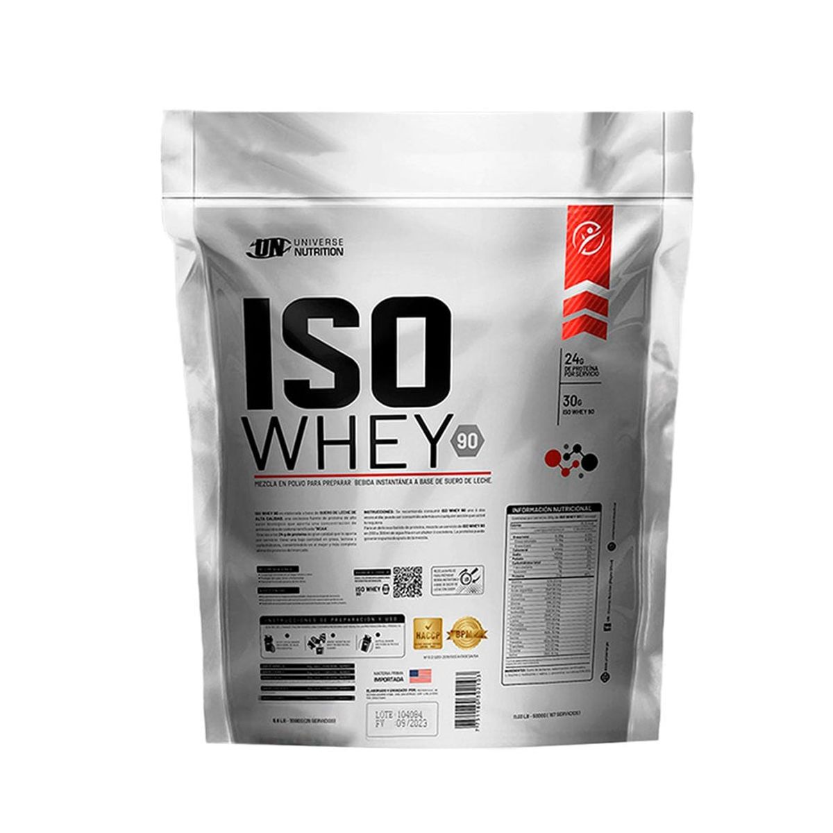 UNIVERSE NUTRITION - Iso Whey 90 de 5 kg Vainilla+Creatina Dragon Pharma 300gr+Shaker