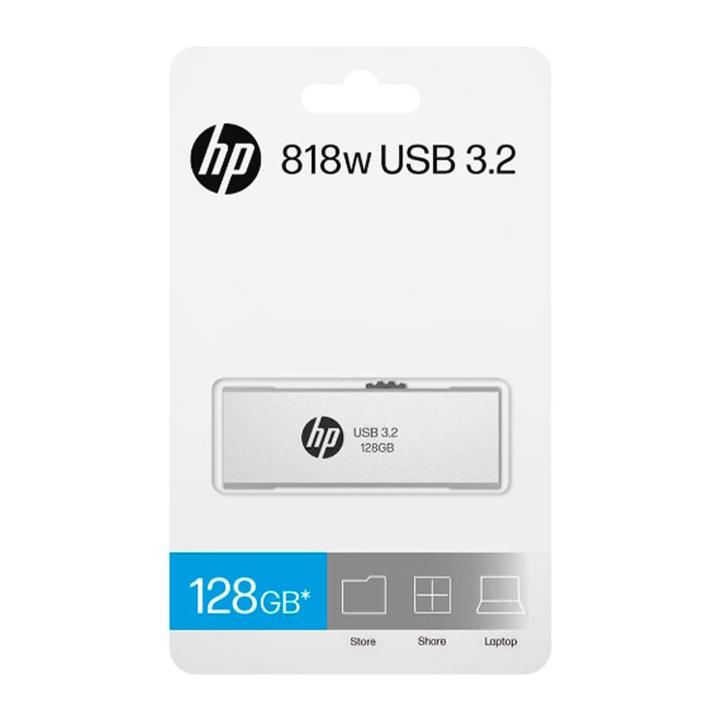HP - MEMORIA USB HP 819W 128GB METAL USB 32 PN HPFD819W-128