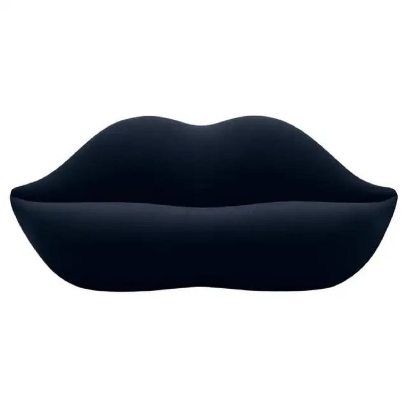 DMUEBLES - DM SOFA KISS 3 ASIENTOS TELA - NEGRO