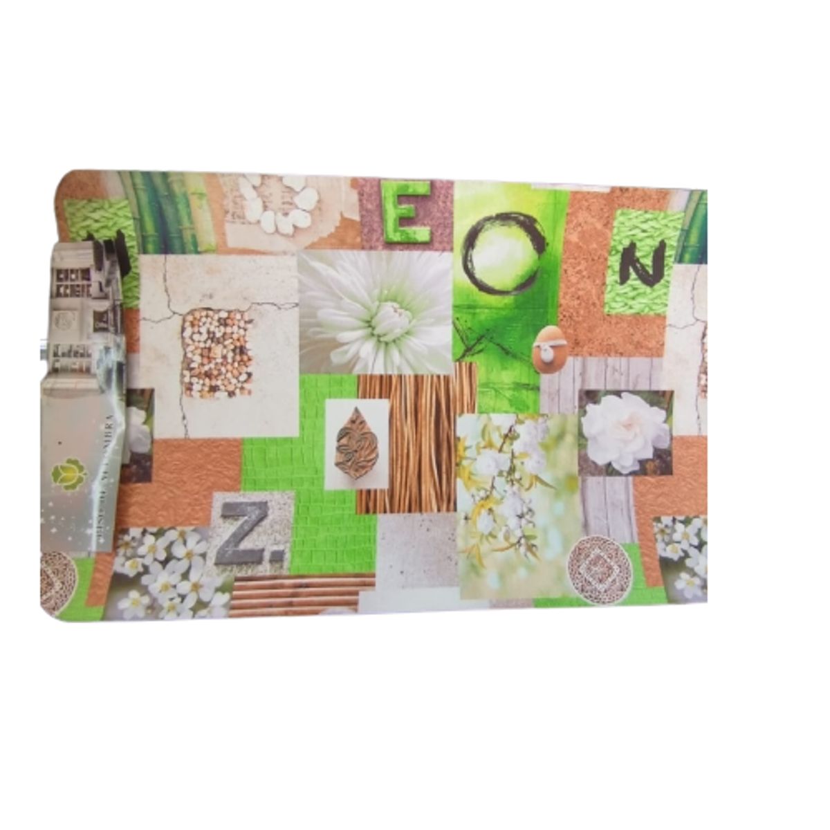 GENERICO - Alfombra tapete decorativa antideslizante verde 50x80cm