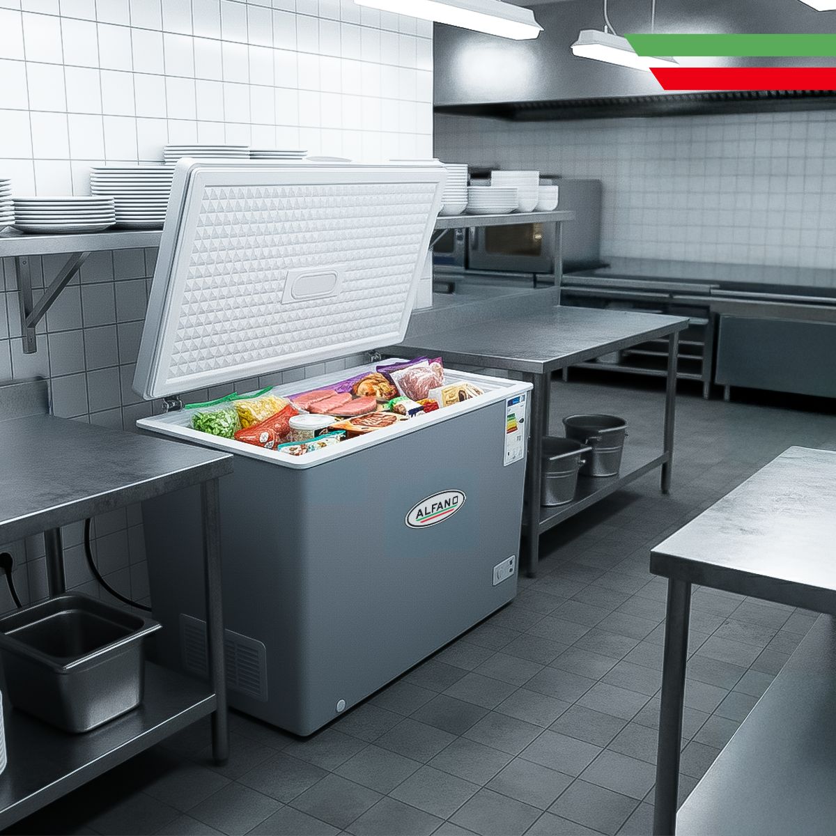 ALFANO - Congeladora horizontal ALFANO 250 litros  BD 250