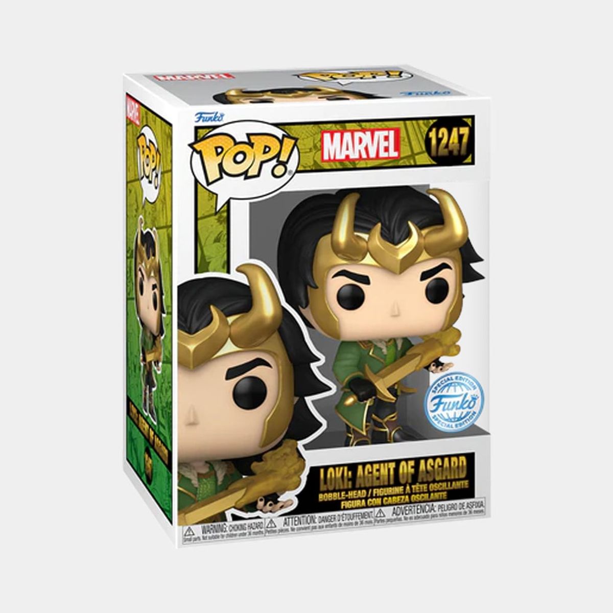 FUNKO - FUKO POP MARVEL LOKI - LOKI AGENT OF ASGARD  SPECIAL EDITION