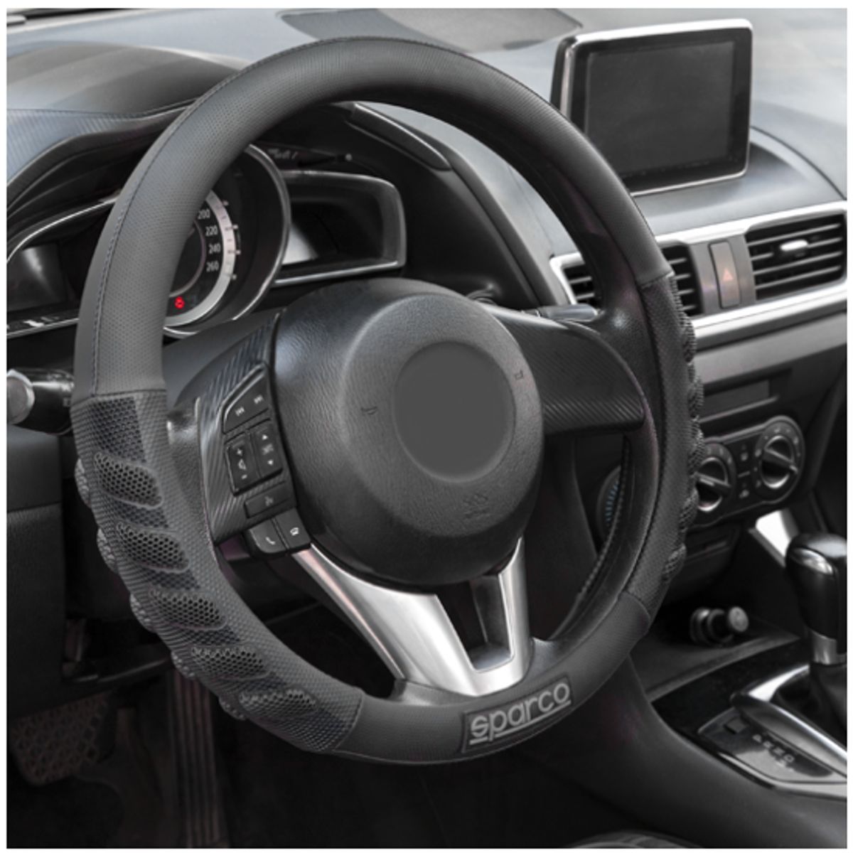 SPARCO - Funda Cubre Volante Forro De Timon Sparco premiun