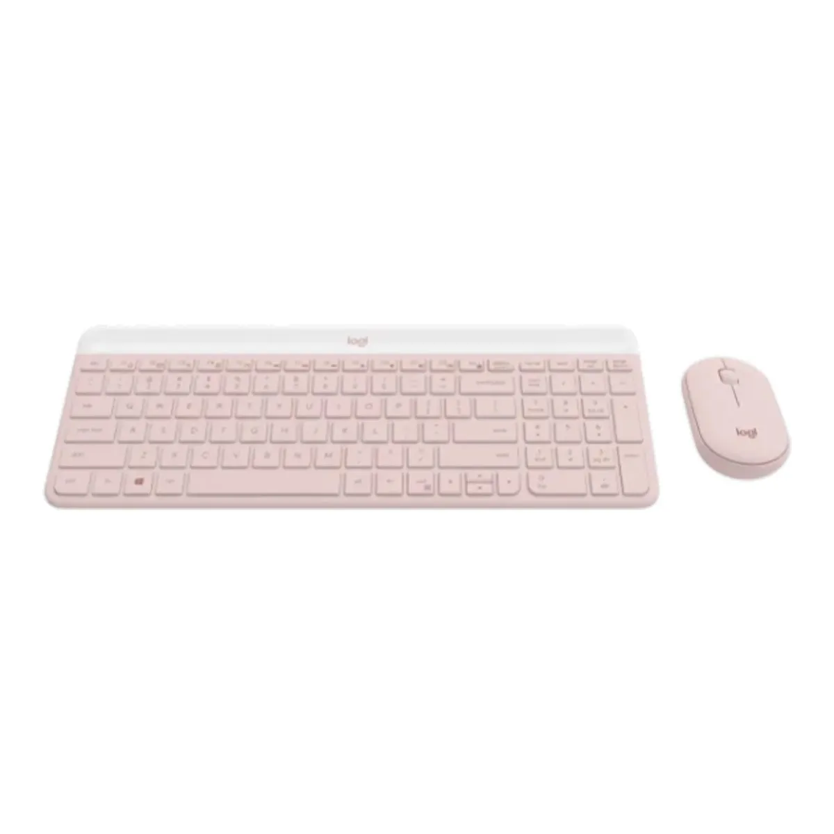 LOGITECH - TECLADO LOGITECH + MOUSE MK470 WIRELESS SLIM USB ROSE