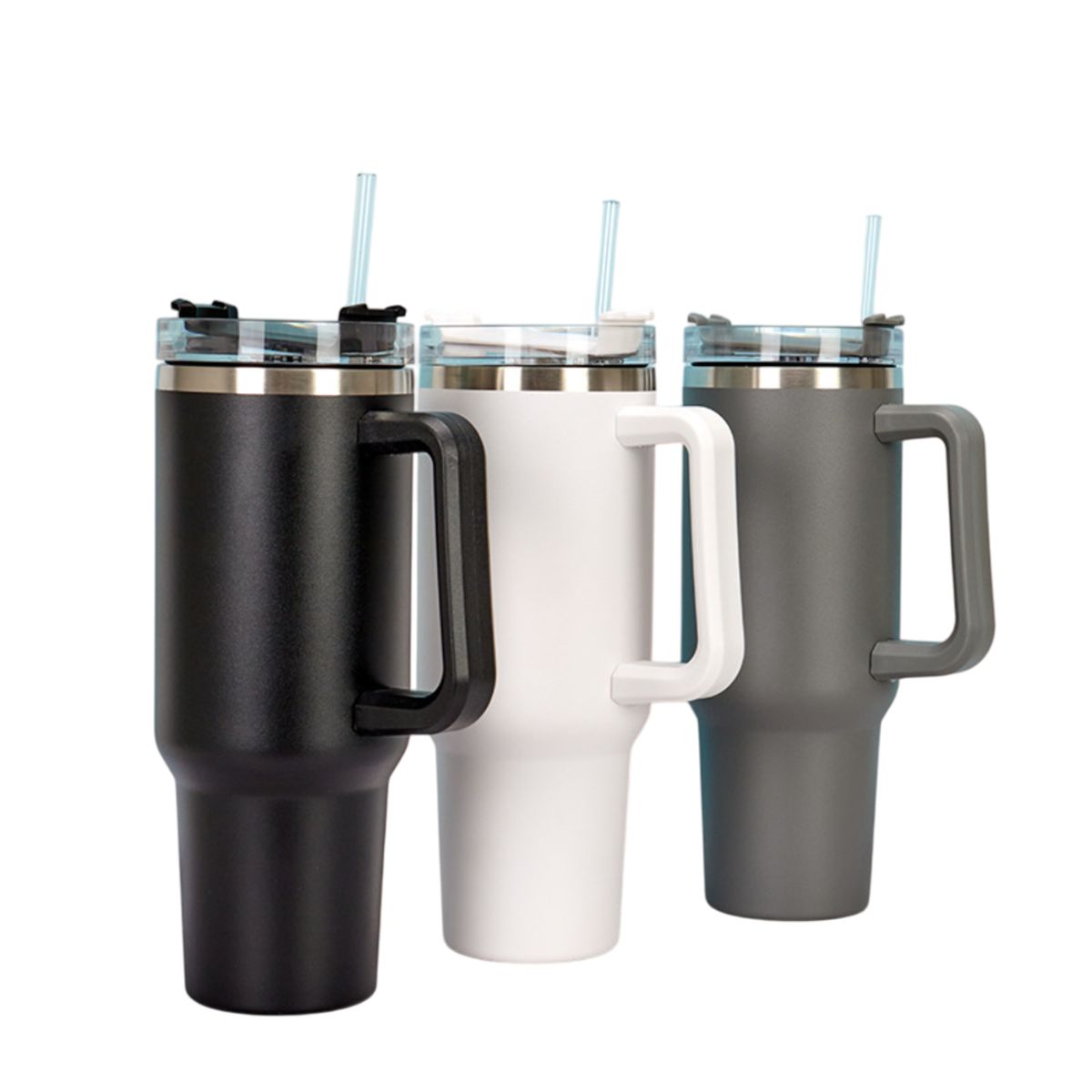INSPIRA - Vaso Térmico de Acero Inoxidable con Asa de 1200 ml