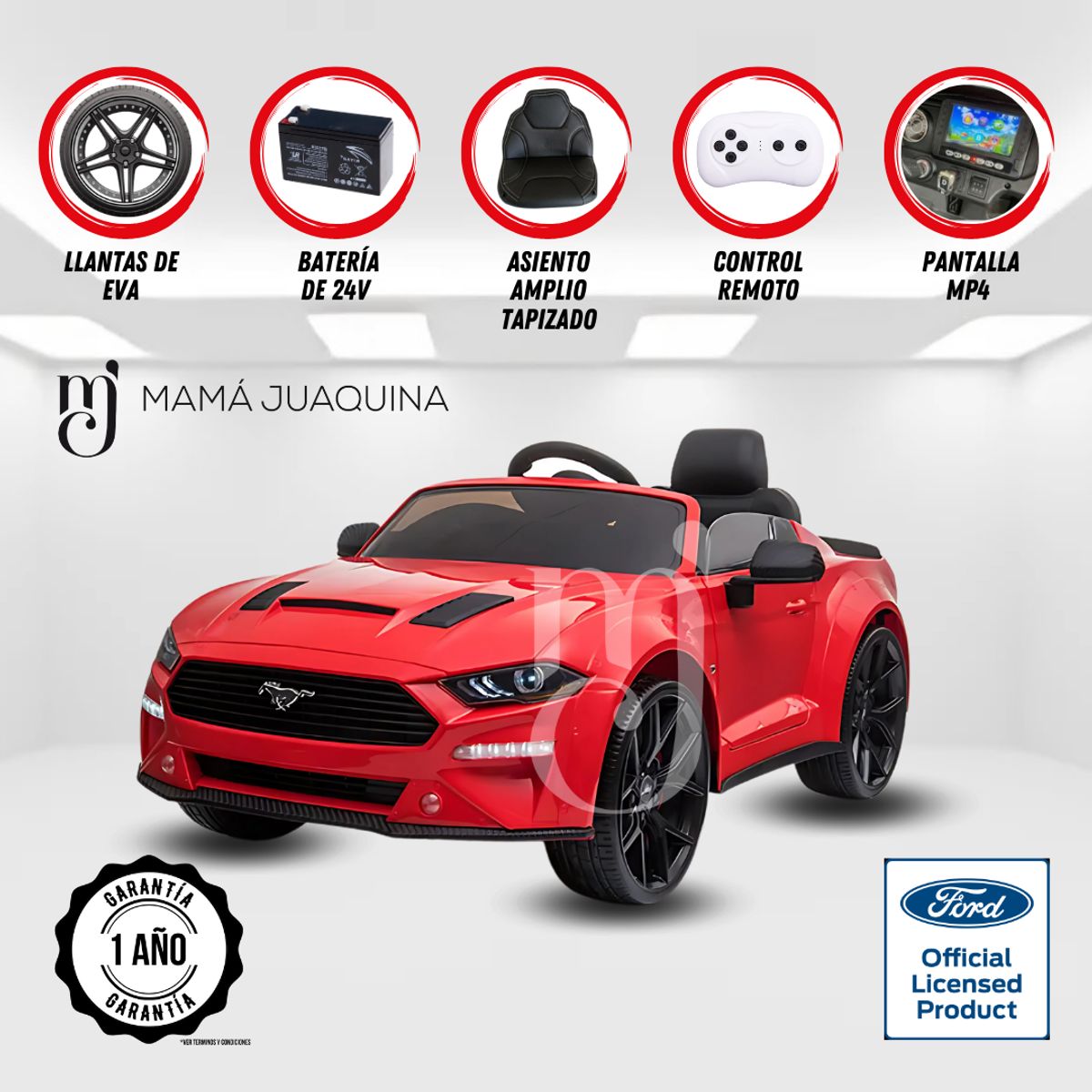 FORD - Auto a Batería «MUSTAG II » Licenciado Red