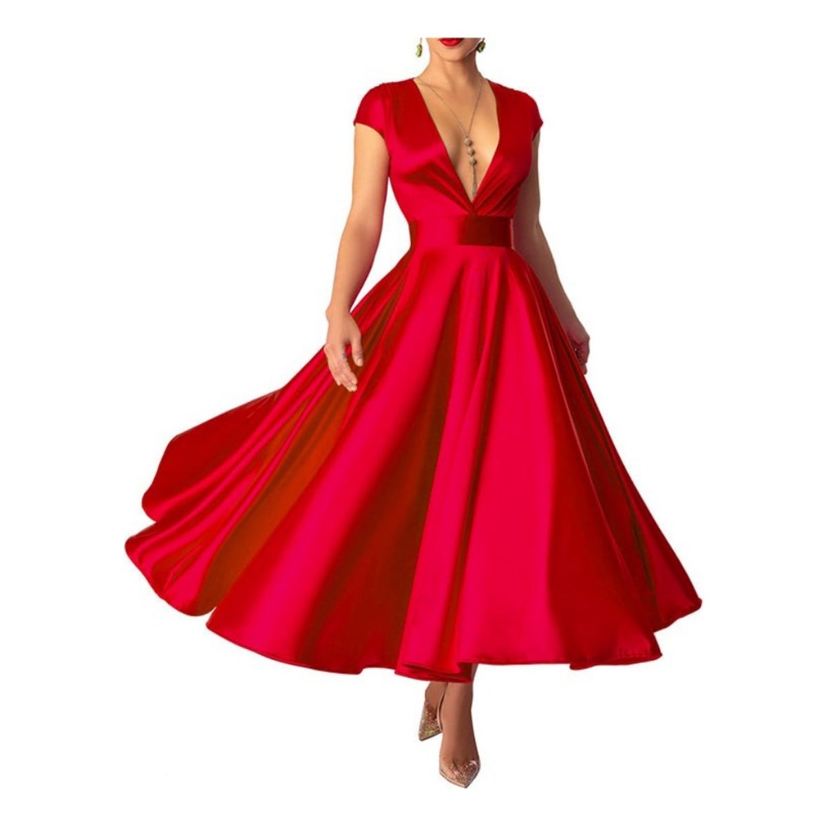 GIOIO - Vestidos Largos Casuales Elegantes De Fiesta Para Mujer Moda