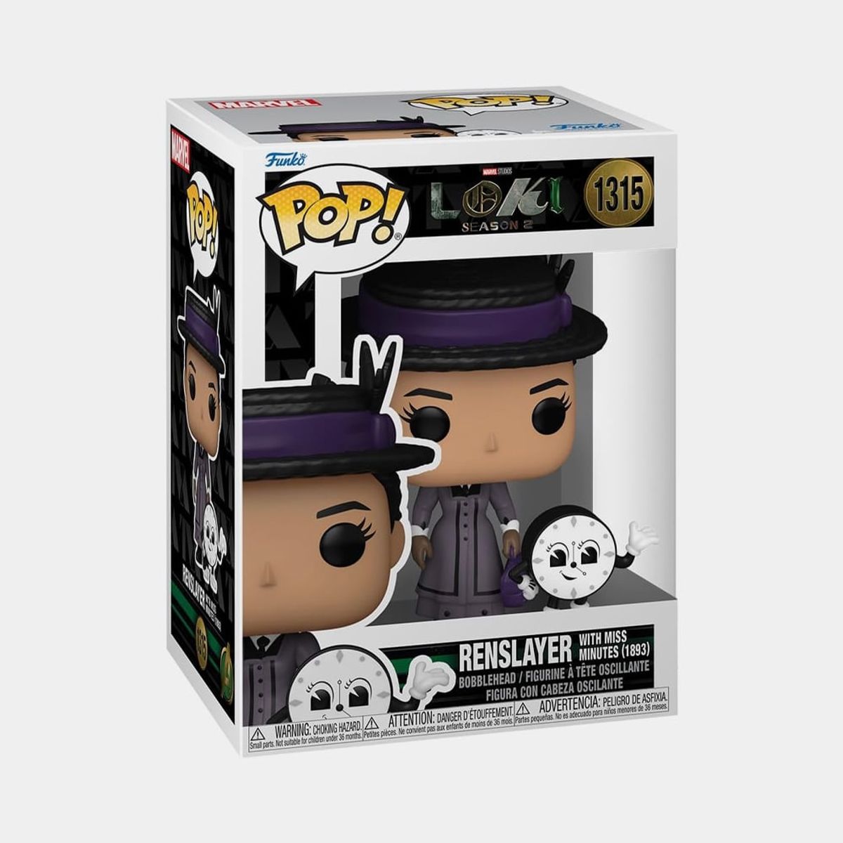 FUNKO - FUNKO POP LOKI SEASON 2 - RENSLAYER WITH MISS MINUTES (1893)