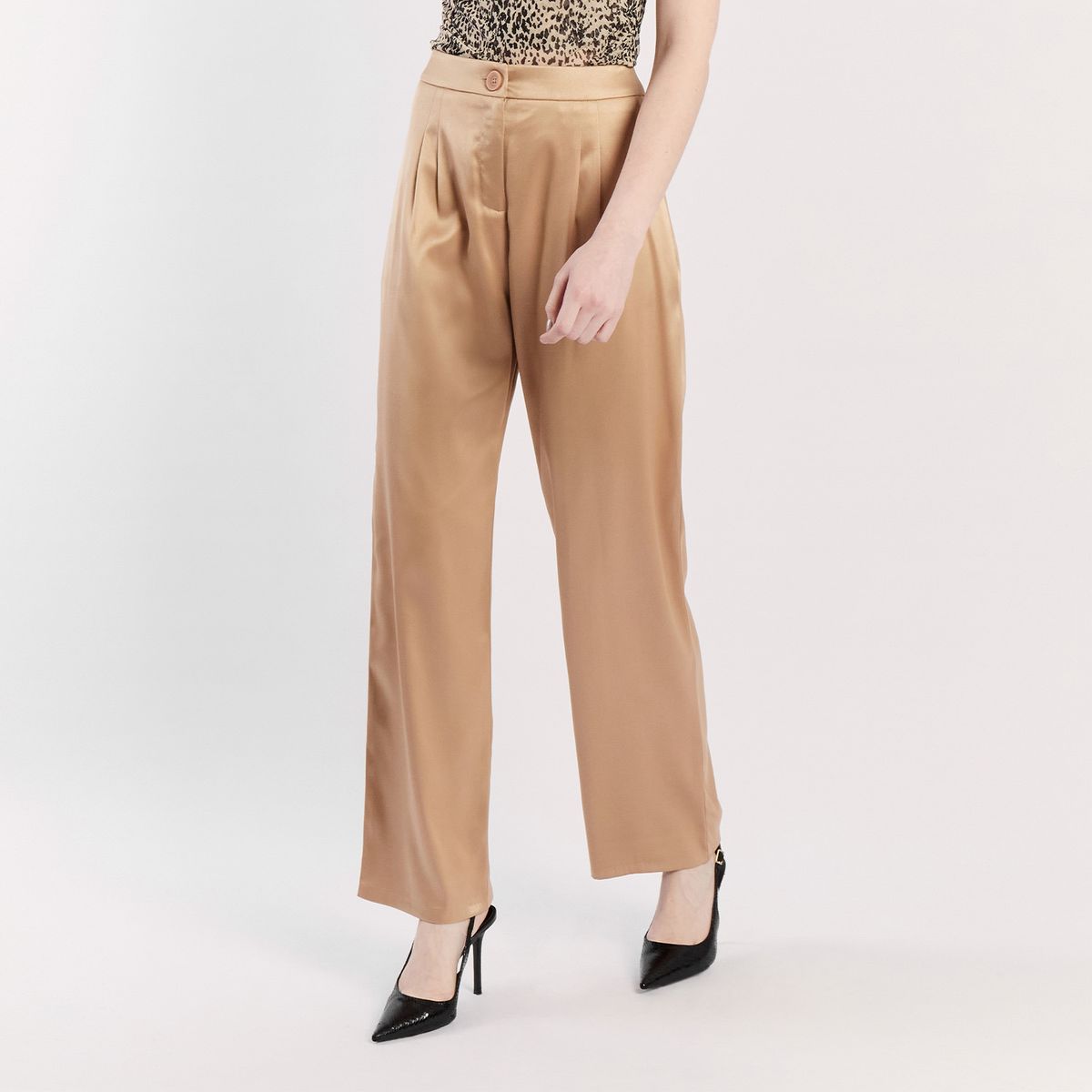 CAMILA VIALI - Camila Viali Pantalón Illeana Beige