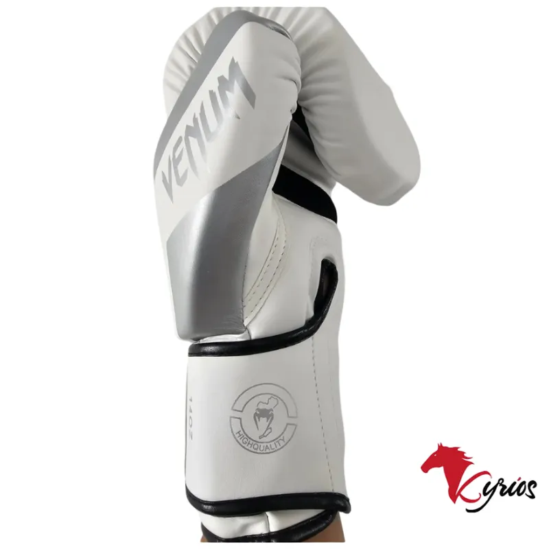 NO LOGO - Guantes De Box Venum 3.0 Charger De 6 Onz BLANCO/PLOMO