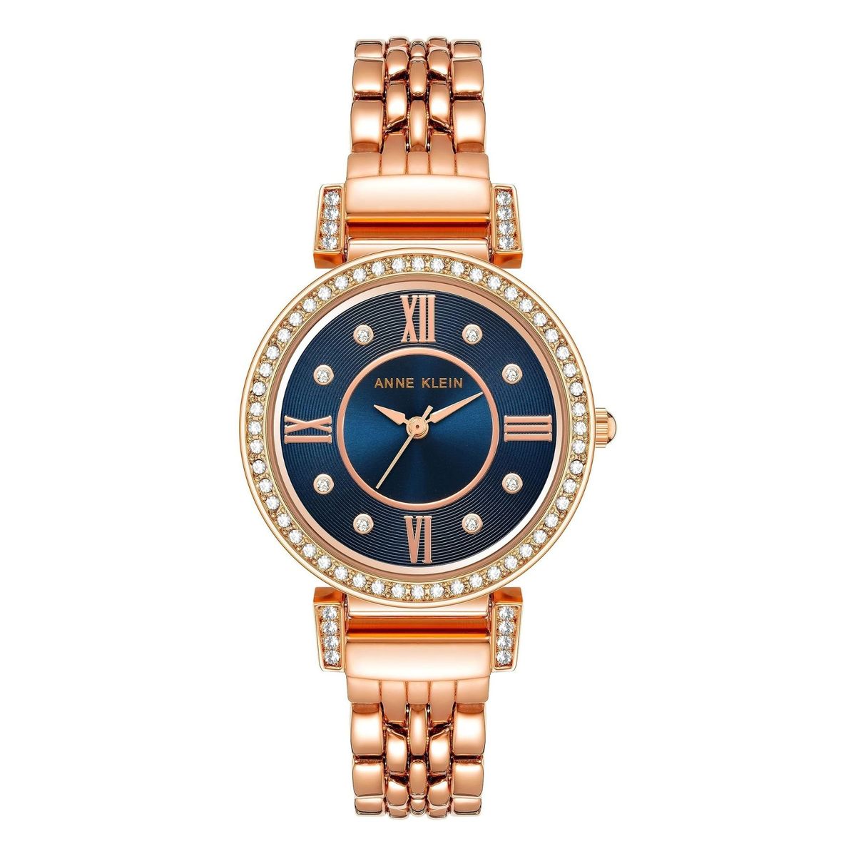 ANNE KLEIN - Anne Klein reloj brazalete con cristales Swarovski para mujer