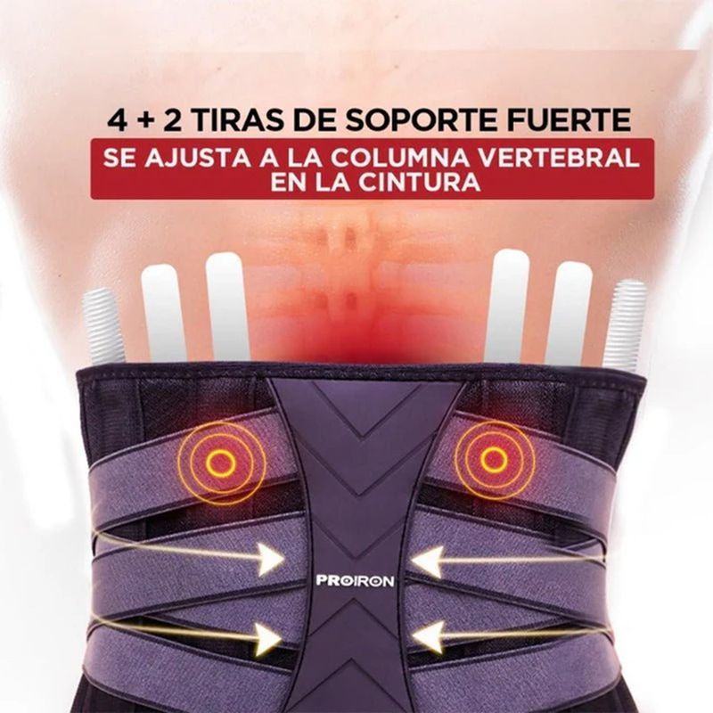 PROIRON - Cinturón de Soporte Lumbar M