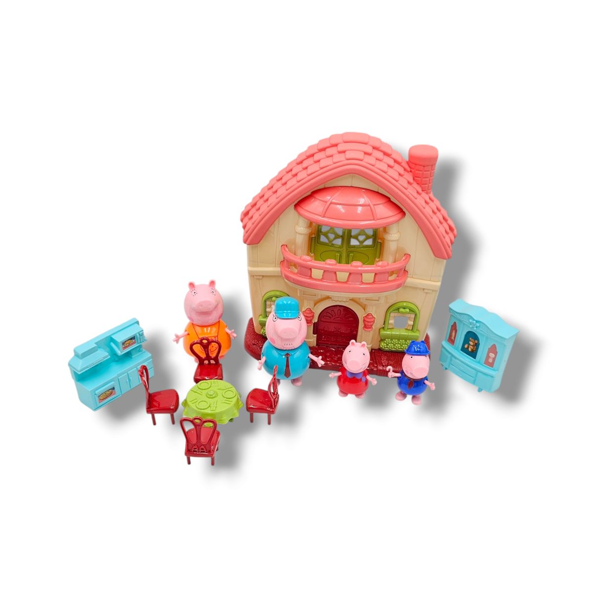 Pepa Pig - JUGUETE PEPPA PIG CASA 4 PERSONAJES