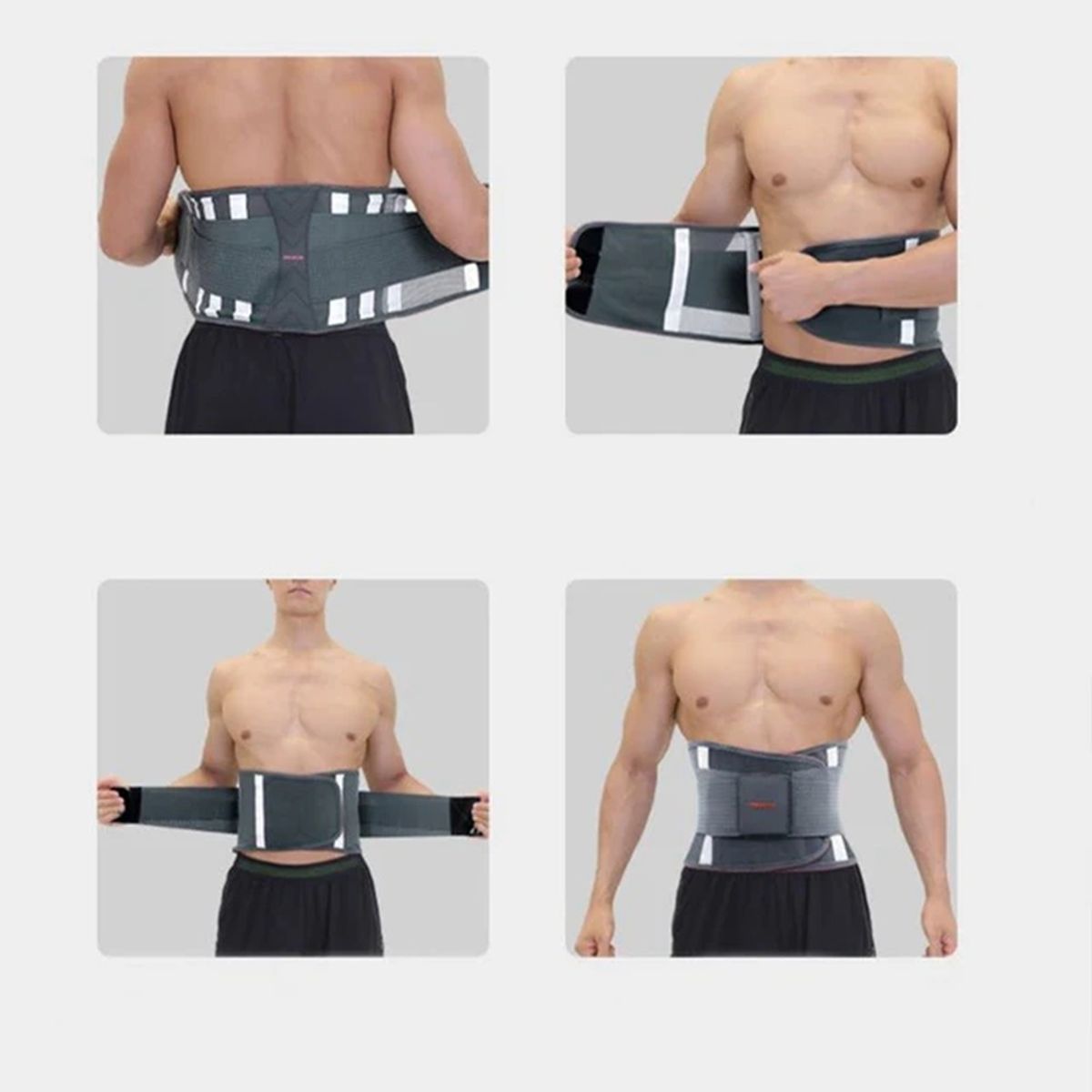 PROIRON - Cinturón de Soporte Lumbar Transpirable L
