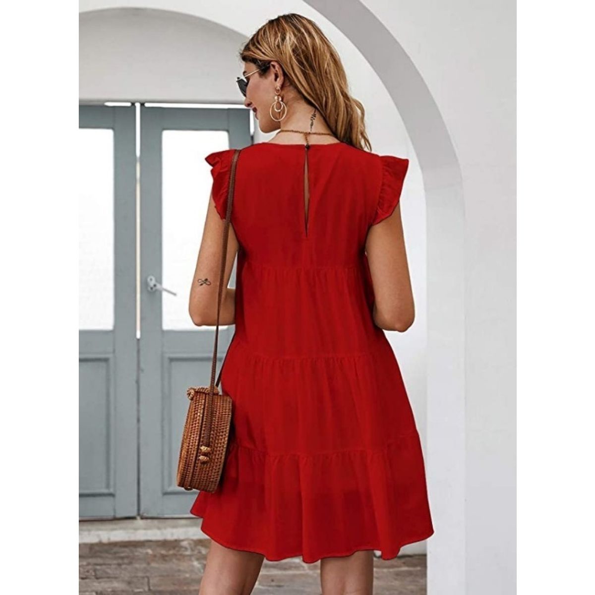 GIOIO - Vestido Midi Casual De Verano Para Mujer Vestido De Playa