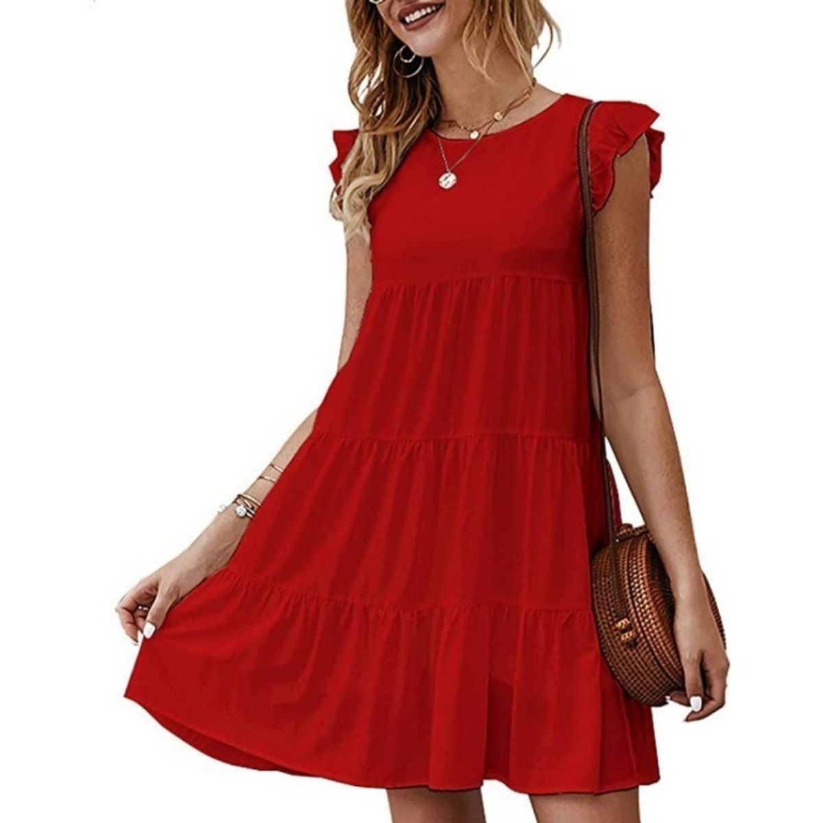GIOIO - Vestido Midi Casual De Verano Para Mujer Vestido De Playa