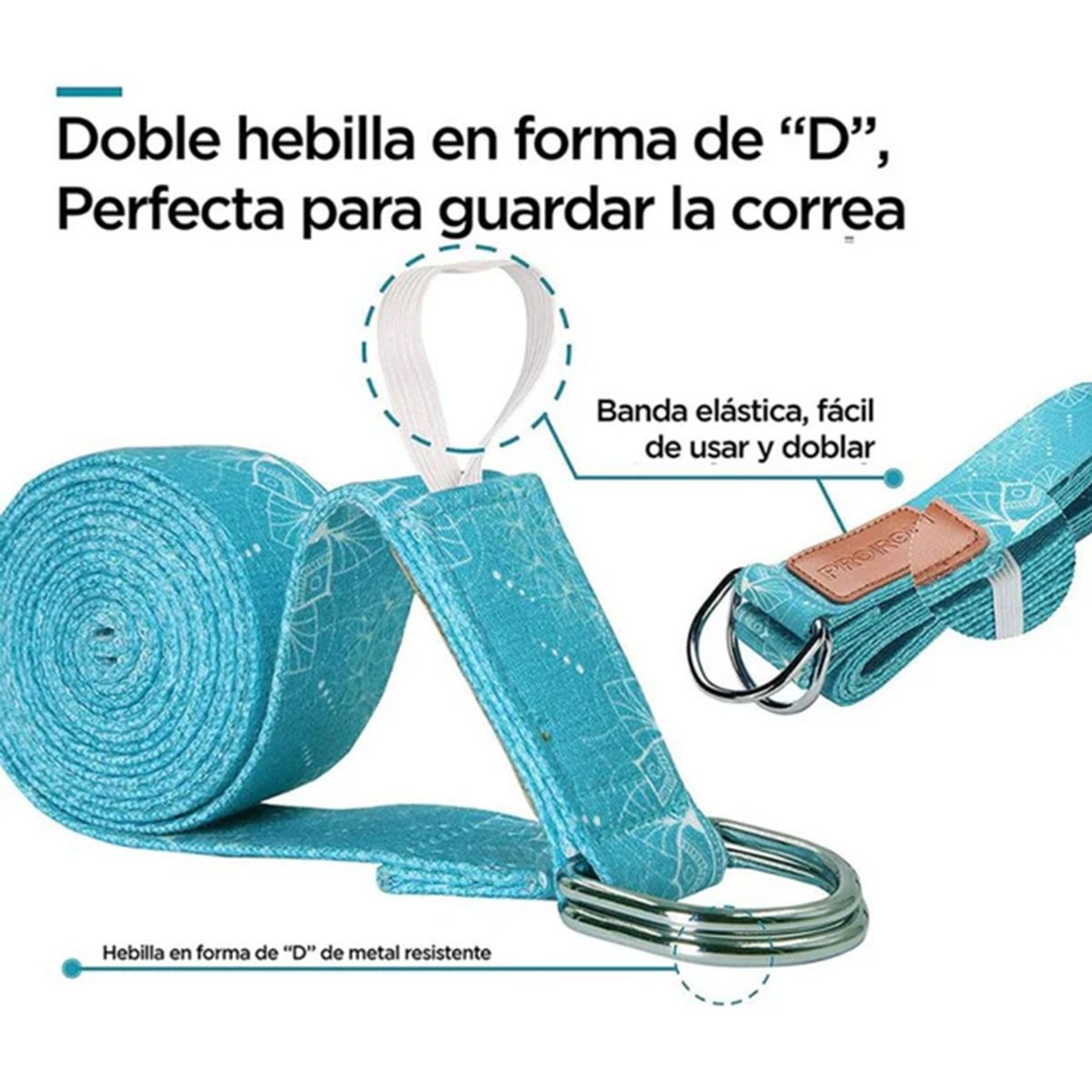 PROIRON - Correa de Yoga Morado