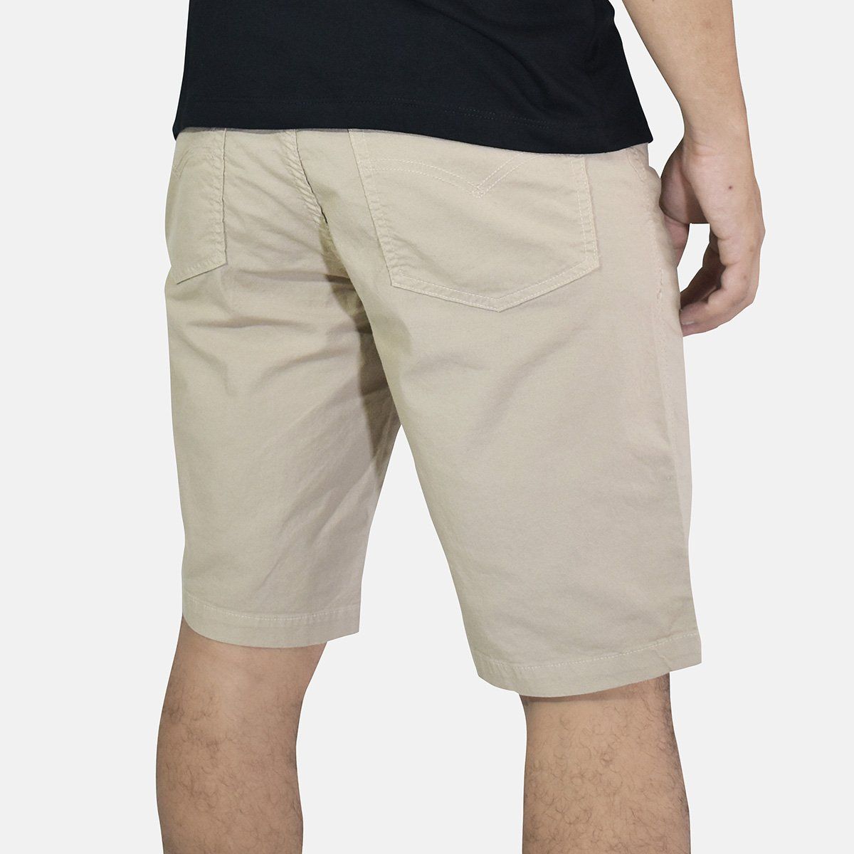 YONISTERS CLOTHING - Short Drill Clásico Yonisters Clothing Beige