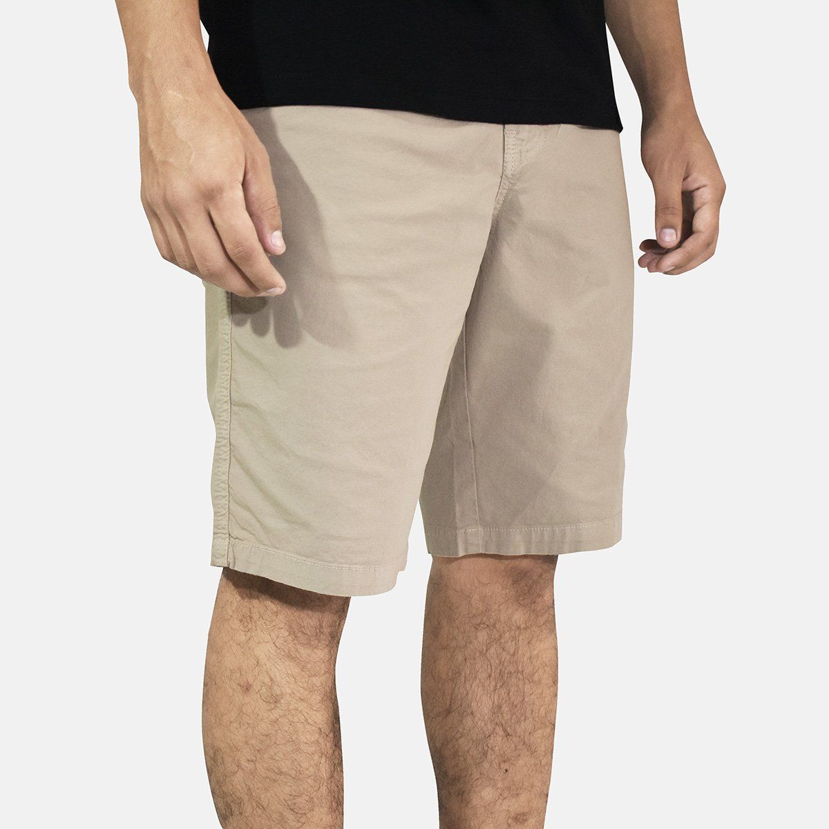 YONISTERS CLOTHING - Short Drill Clásico Yonisters Clothing Beige