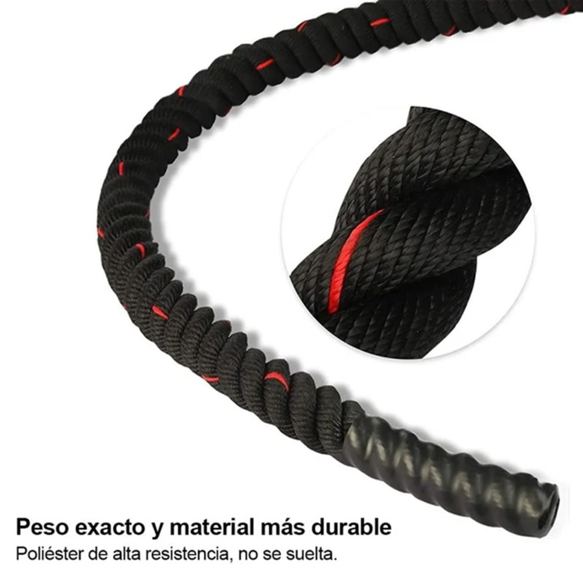 PROIRON - Cuerda de Fuerza Battle Rope 12 M