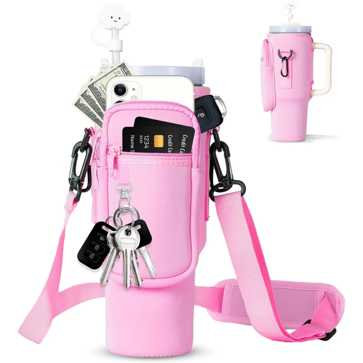 INSPIRA - Bolsa de Transporte para Vaso Térmico con Bolsillo