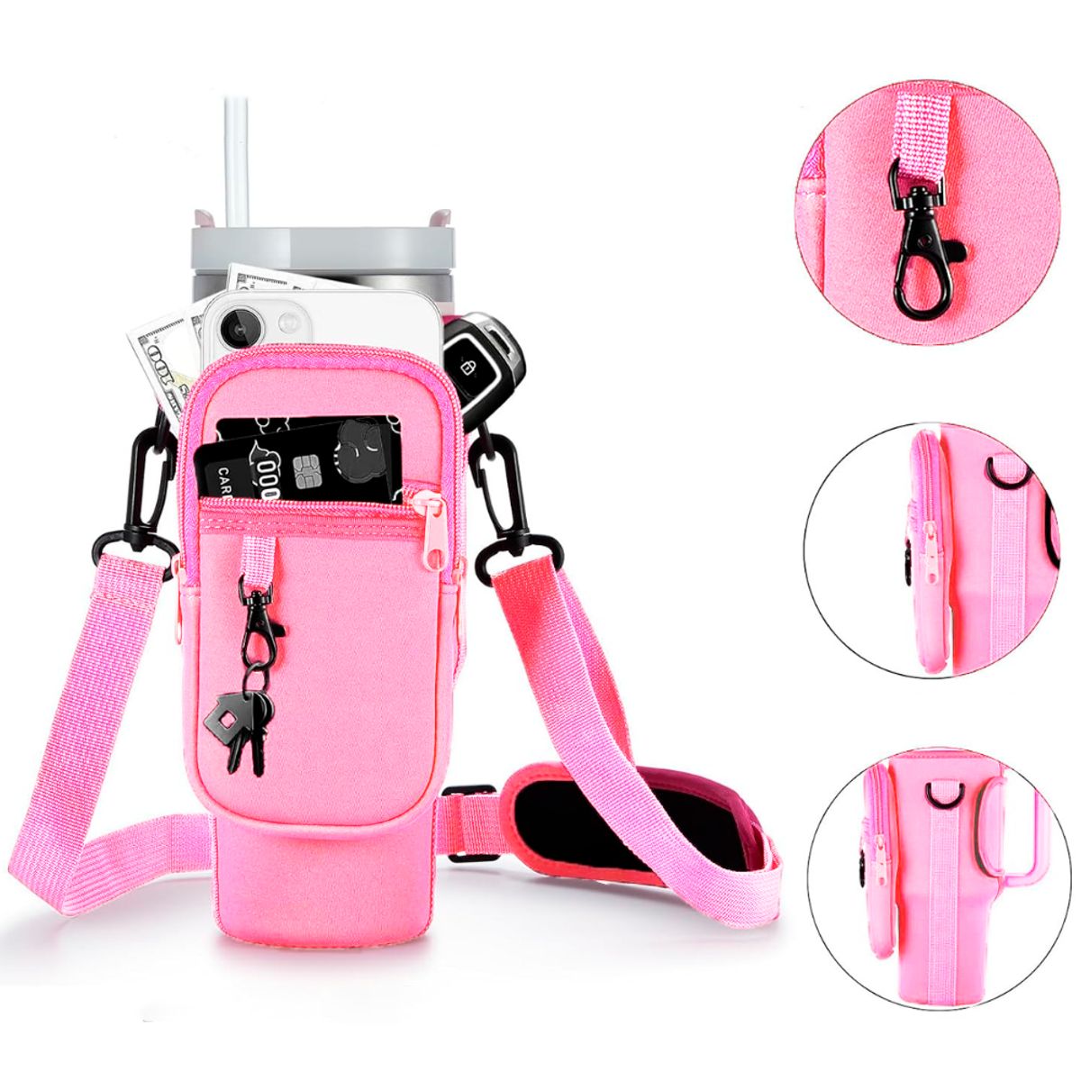 INSPIRA - Bolsa de Transporte para Vaso Térmico con Bolsillo