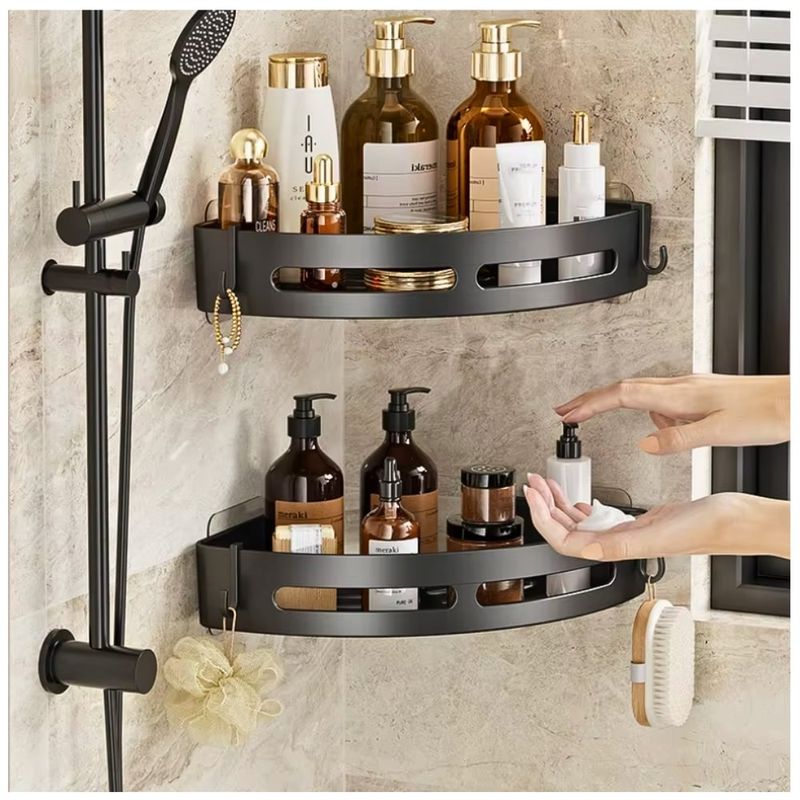 MINARI - Organizador Esquinero de Baño Ducha Flotante Elegante 2 NIIVELES ET1