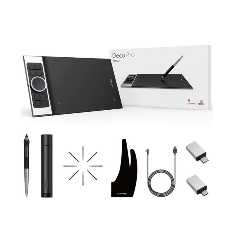 XP PEN - Tableta Grafica XP-Pen Deco Pro Small 9 x 5 Pulgadas