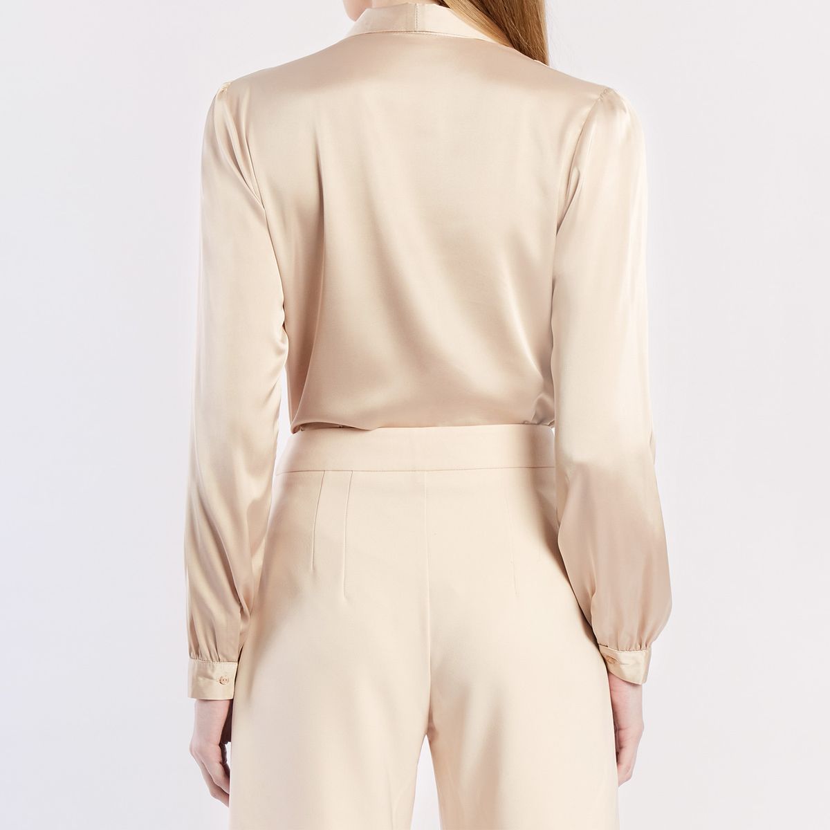 CAMILA VIALI - Camila Viali Blusa Melodie Beige manga larga