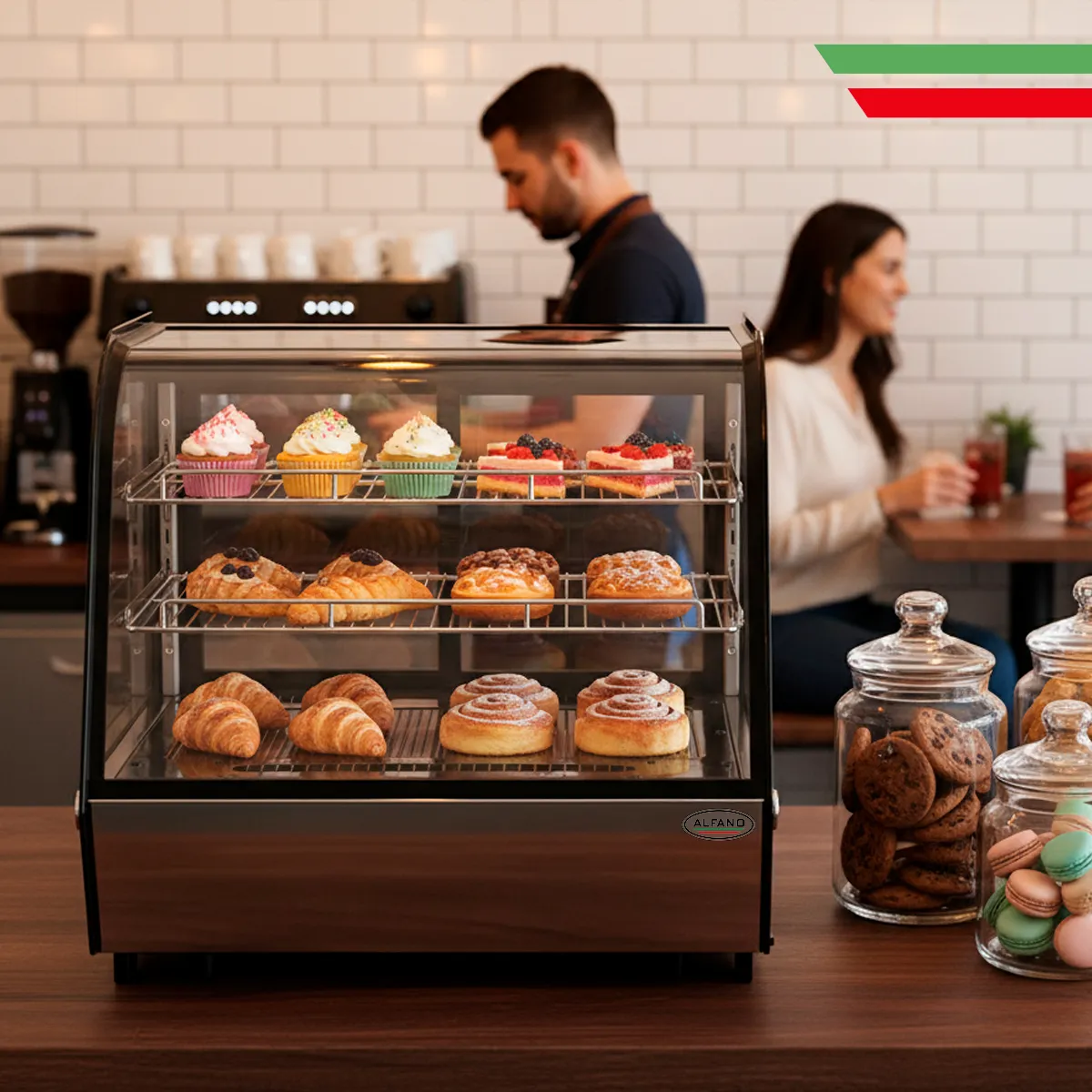 ALFANO - Vitrina Exhibidora de Mesa 140 Litros CTD-140